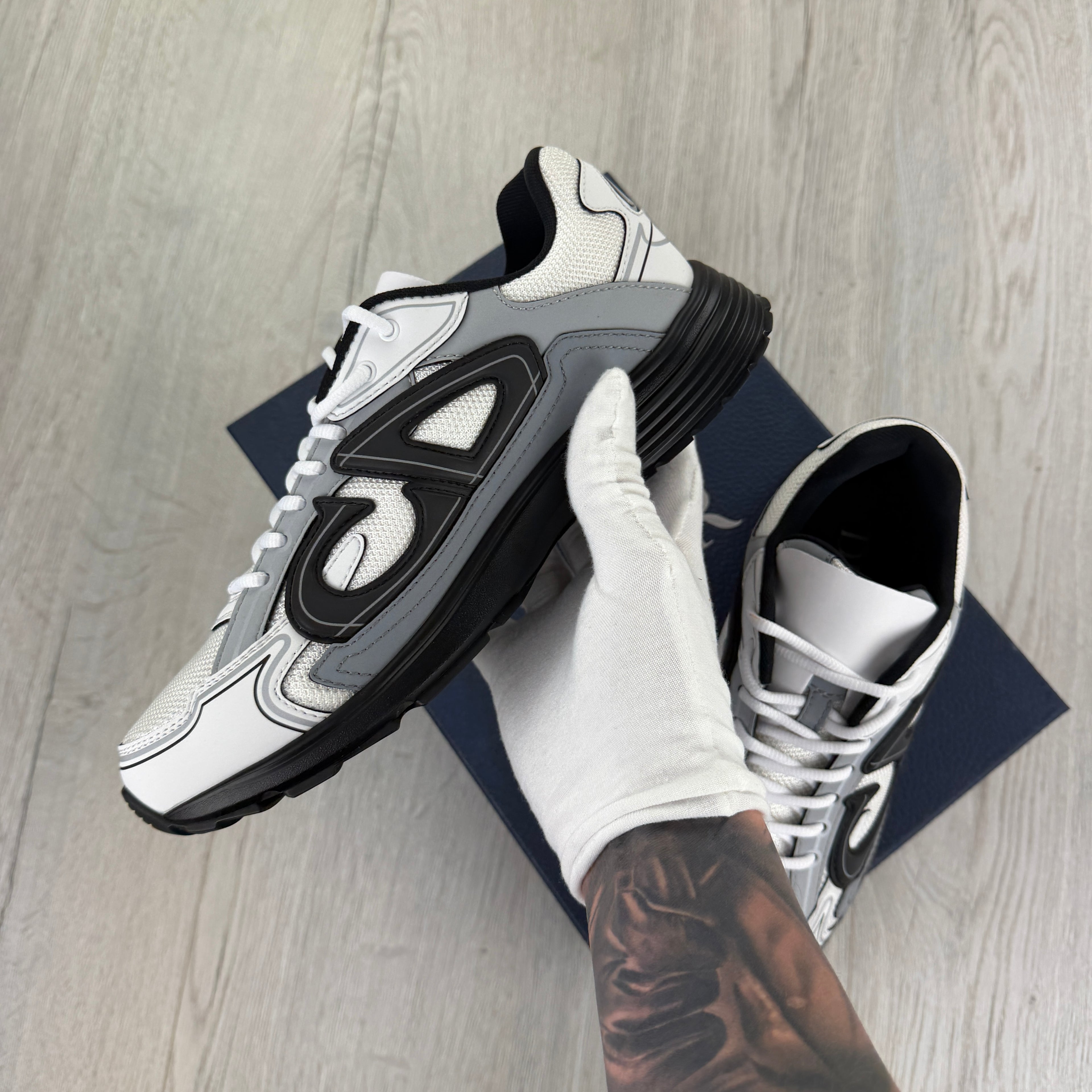 Dior B30 Men’s Grey/White Trainers