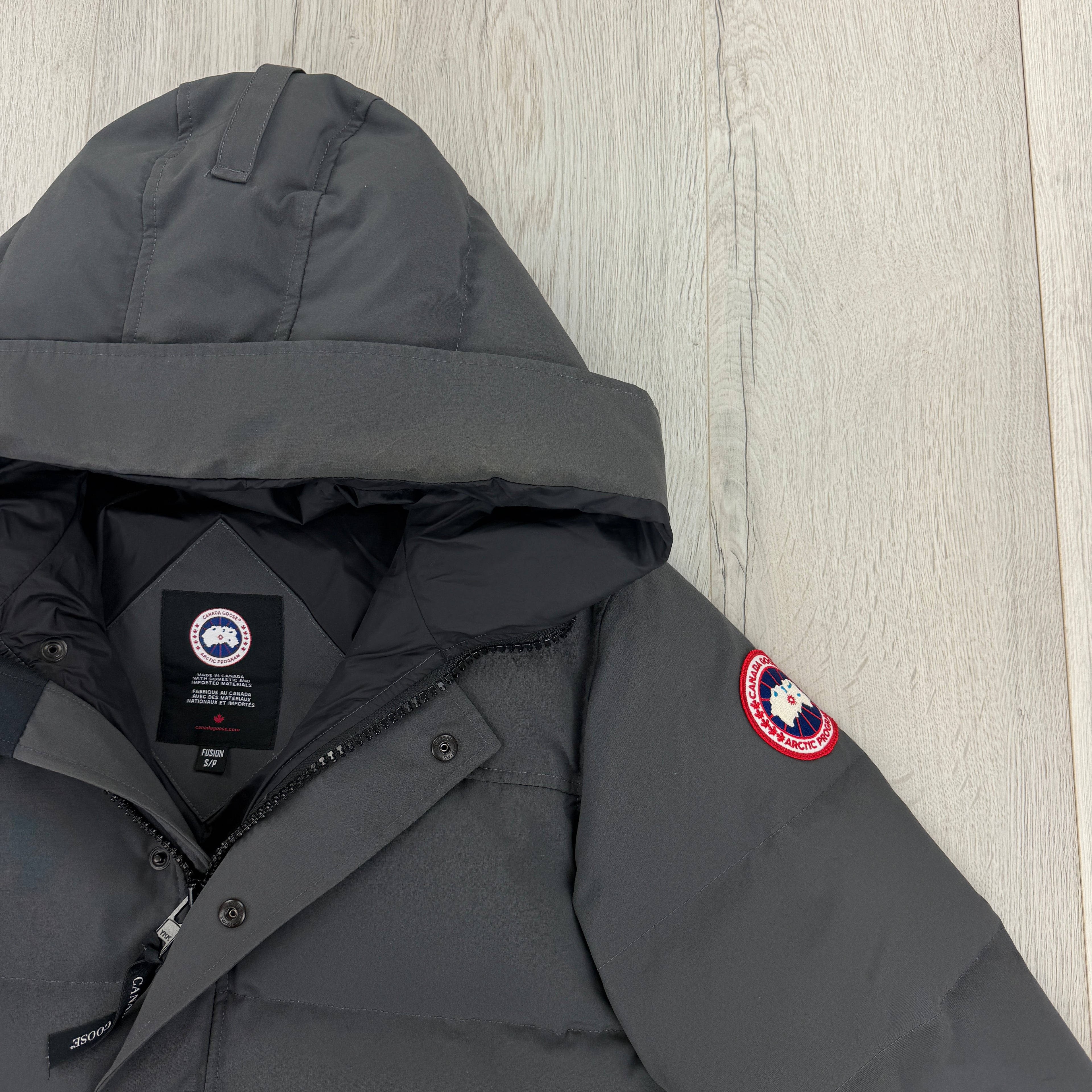 Canada Goose Men’s Graphite MacMillan Jacket - Small Fusion