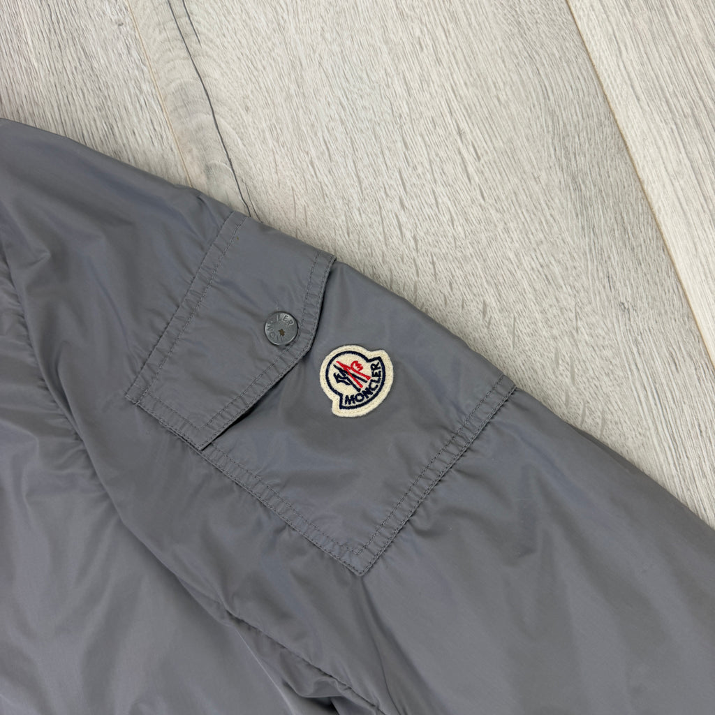 Moncler Keralle Men’s Grey Zip-up Windbreaker Jacket - Size 5