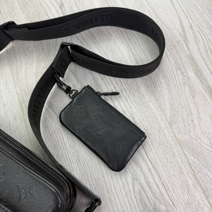 Louis Vuitton Men’s Shadow Black Monogram Duo Messenger Bag