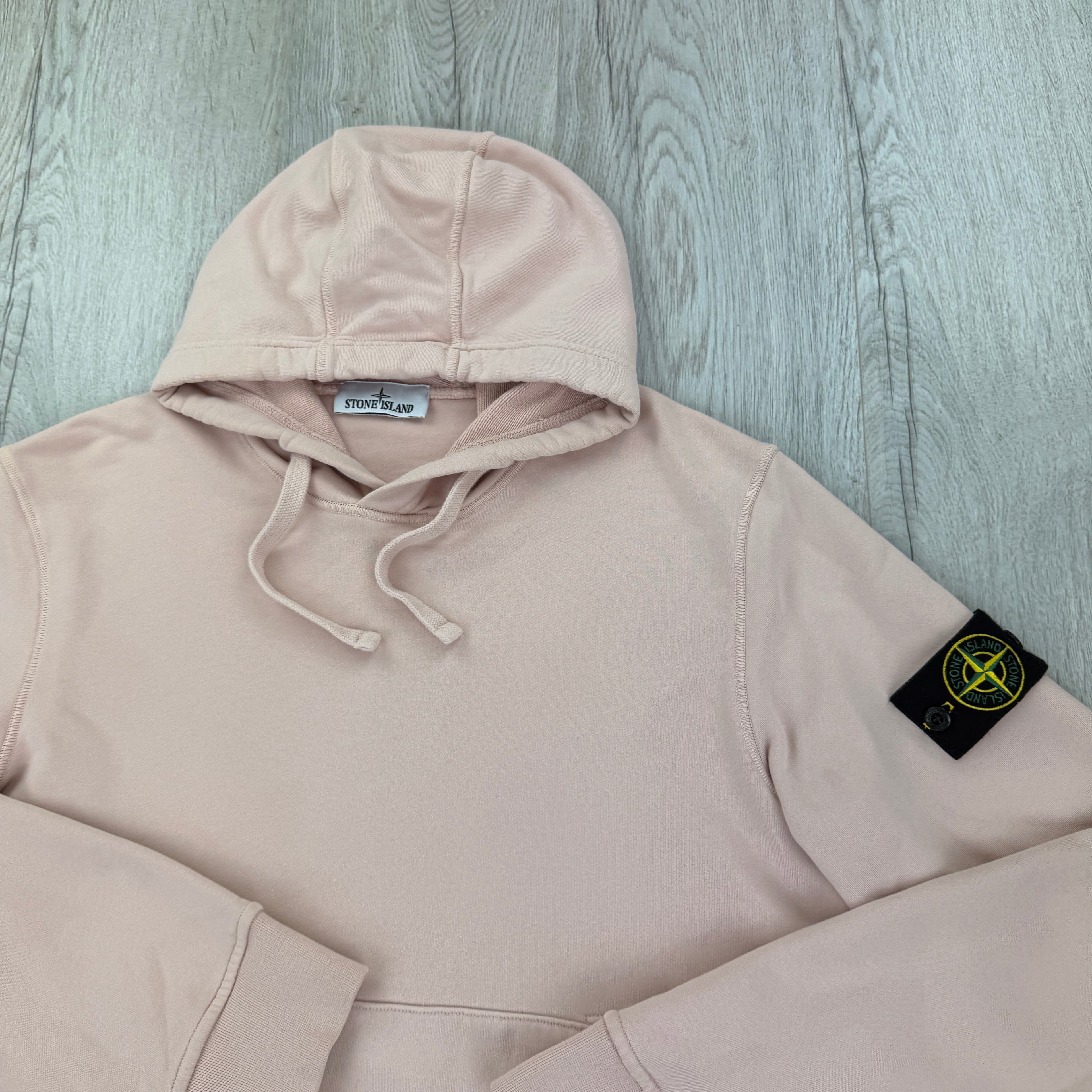 Stone Island Men’s Salmon Pullover Hoodie - Large