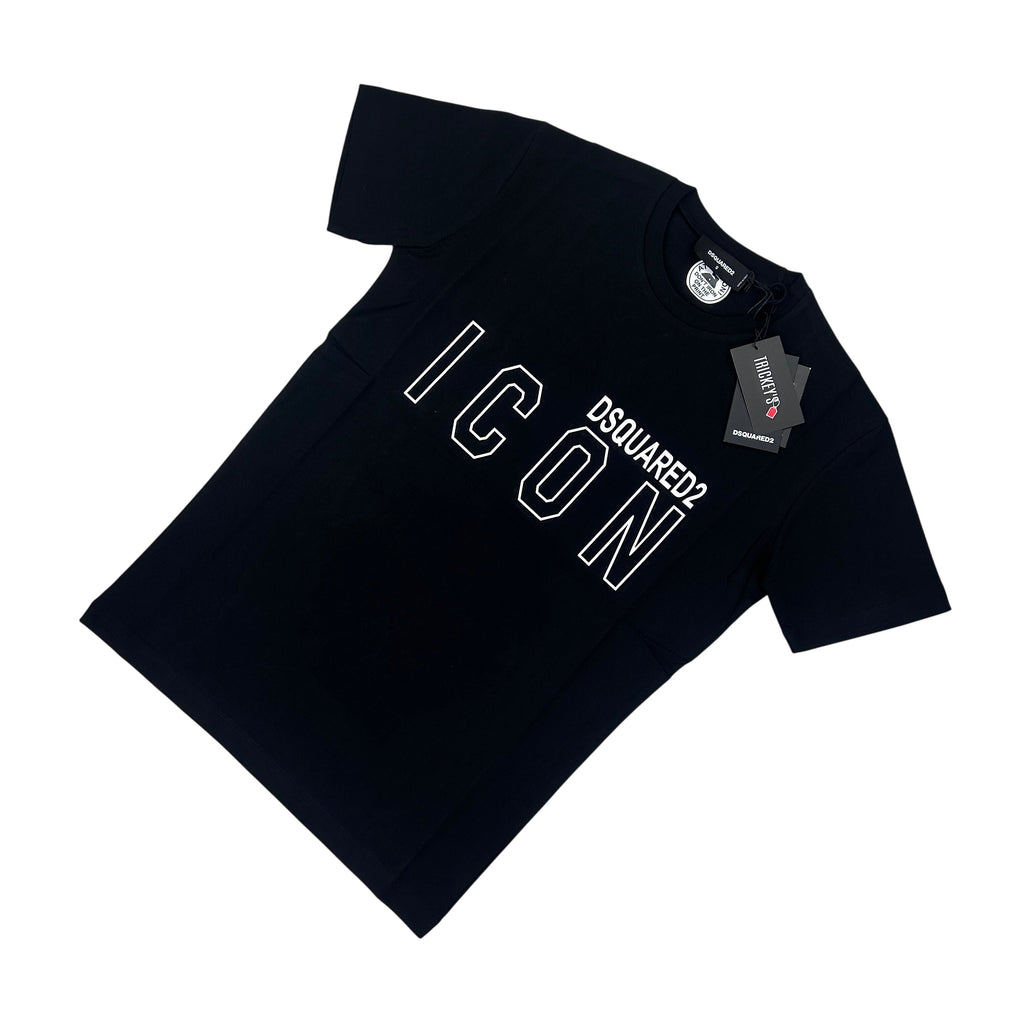 Dsquared2 Men’s ‘ICON’ Black T-shirt