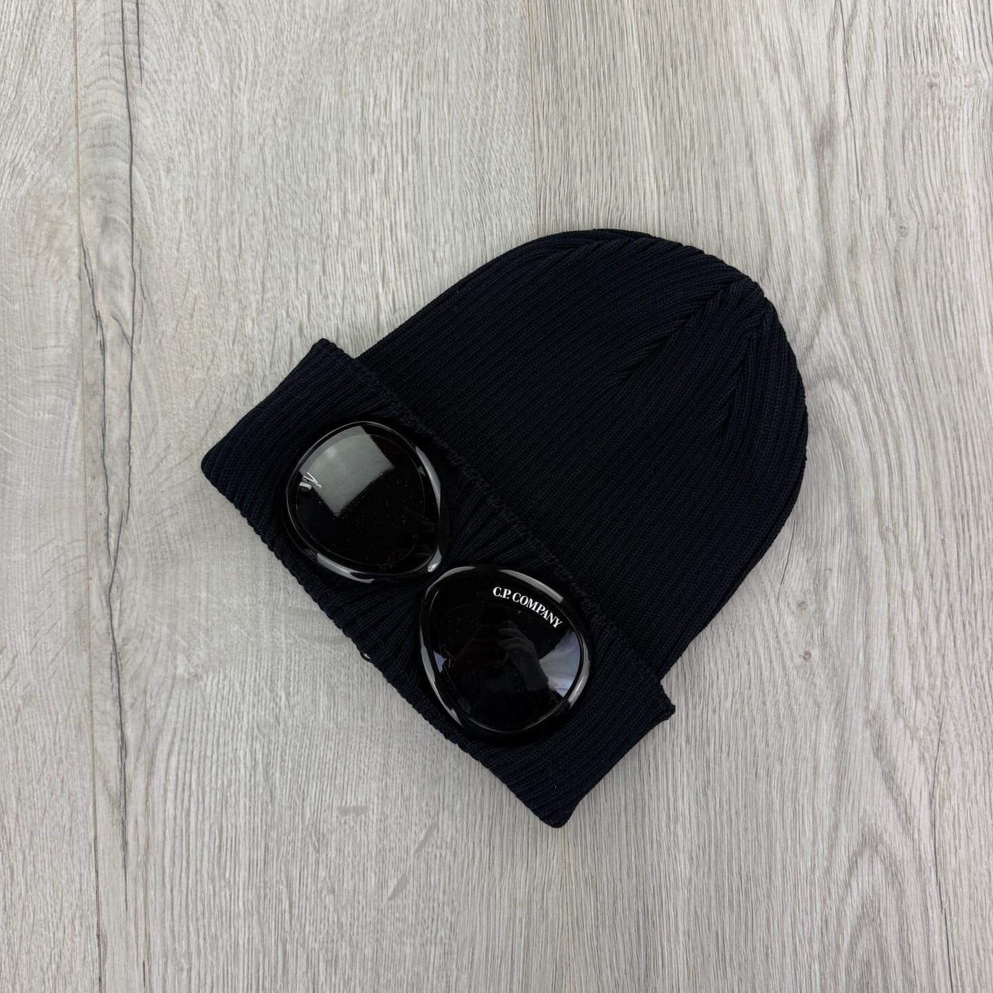 CP Company Men’s Navy Goggle Beanie