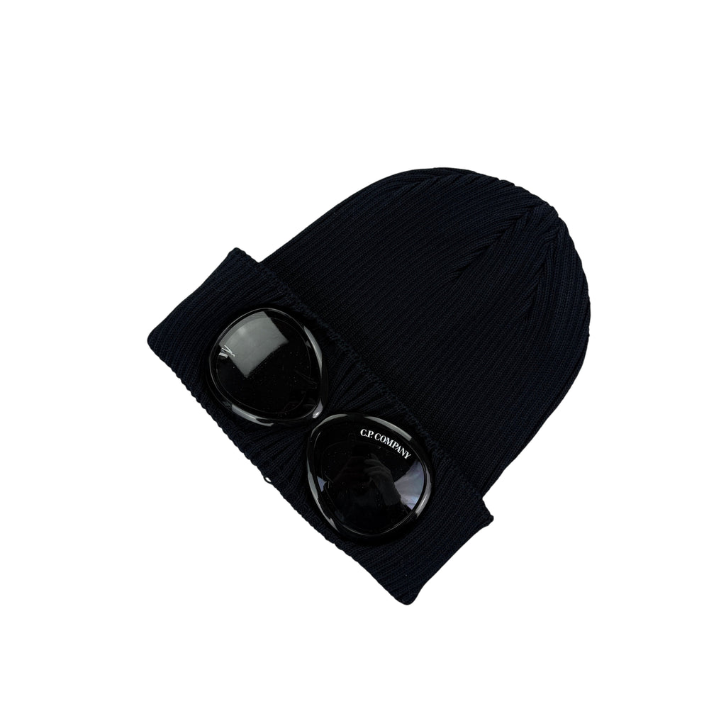 CP Company Men’s Navy Goggle Beanie