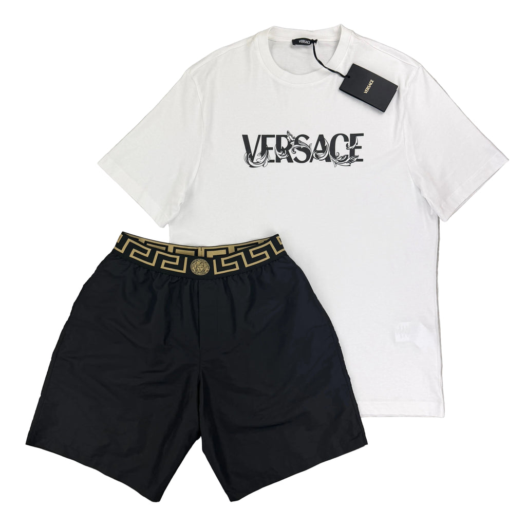 Versace Men’s T-shirt & Swim shorts set