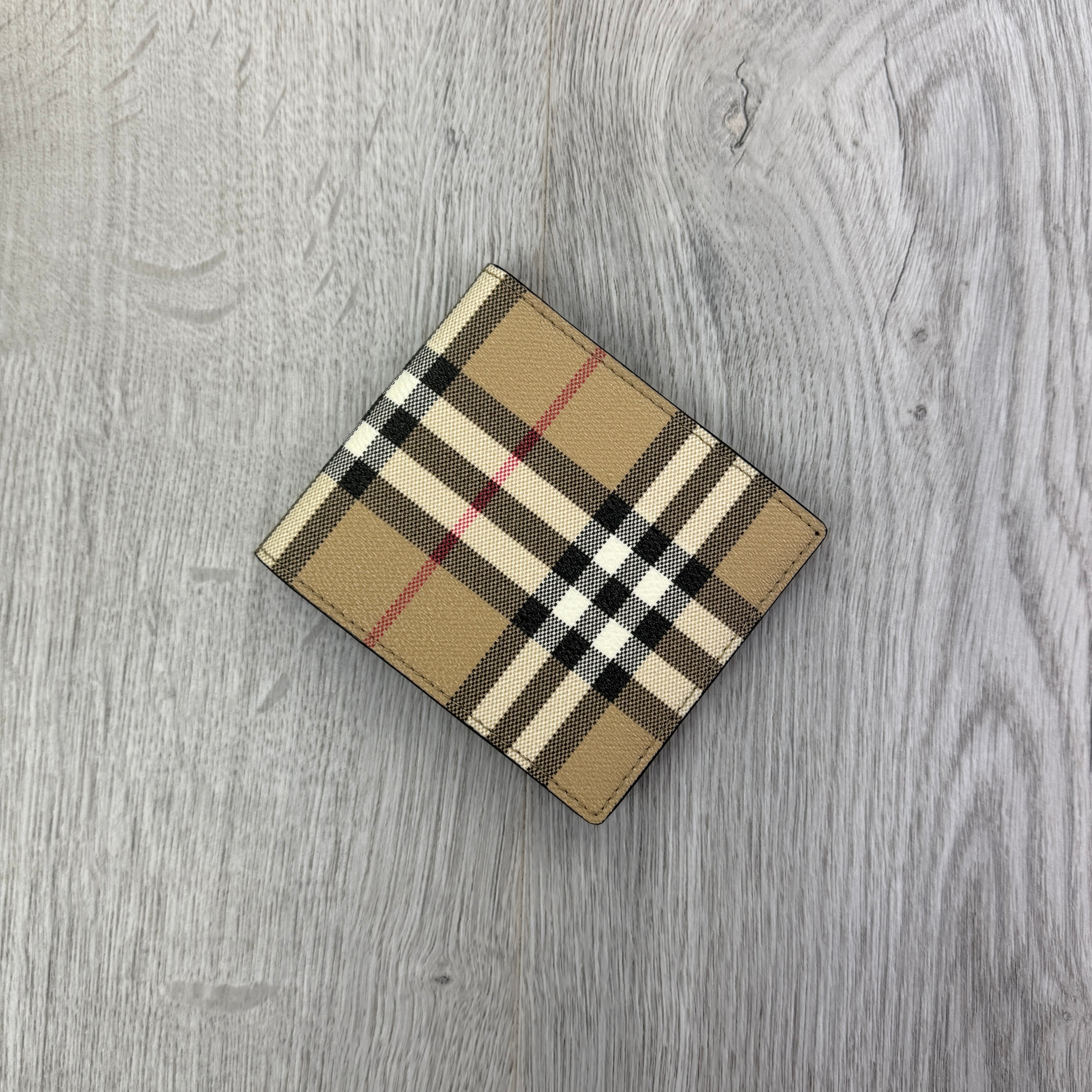 Burberry Men’s Vintage Check Bifold Wallet