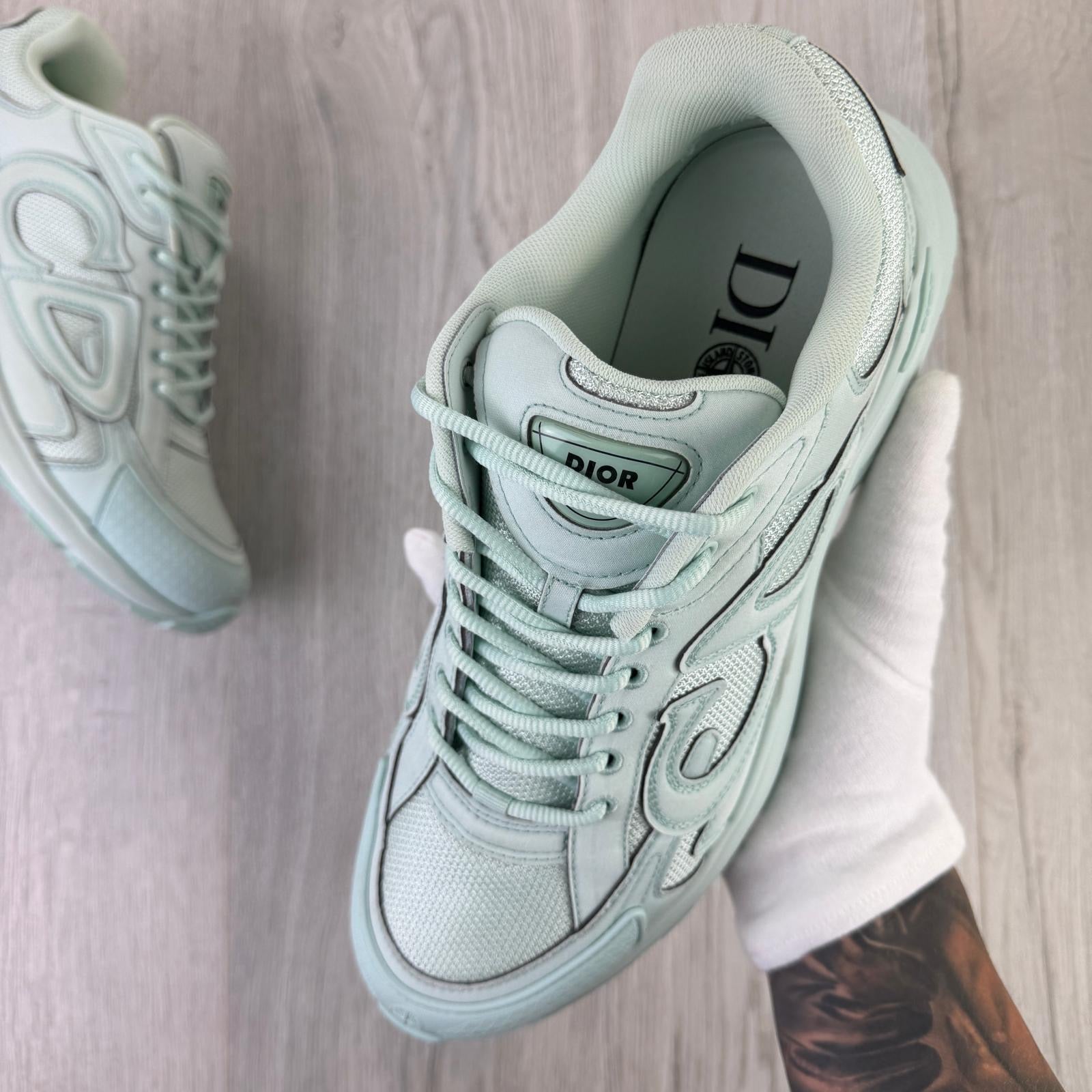 Dior x Stone Island B30 Men’s Mint Green Trainers - 43 (Uk 9)