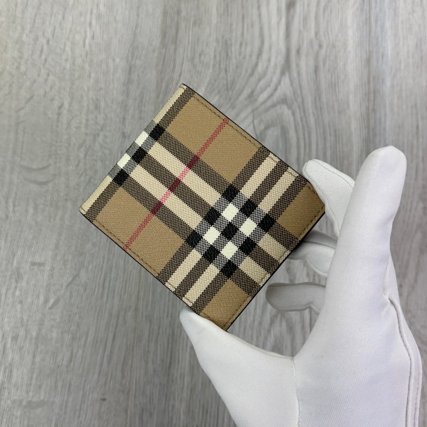 Burberry Men’s Vintage Check Bifold Wallet