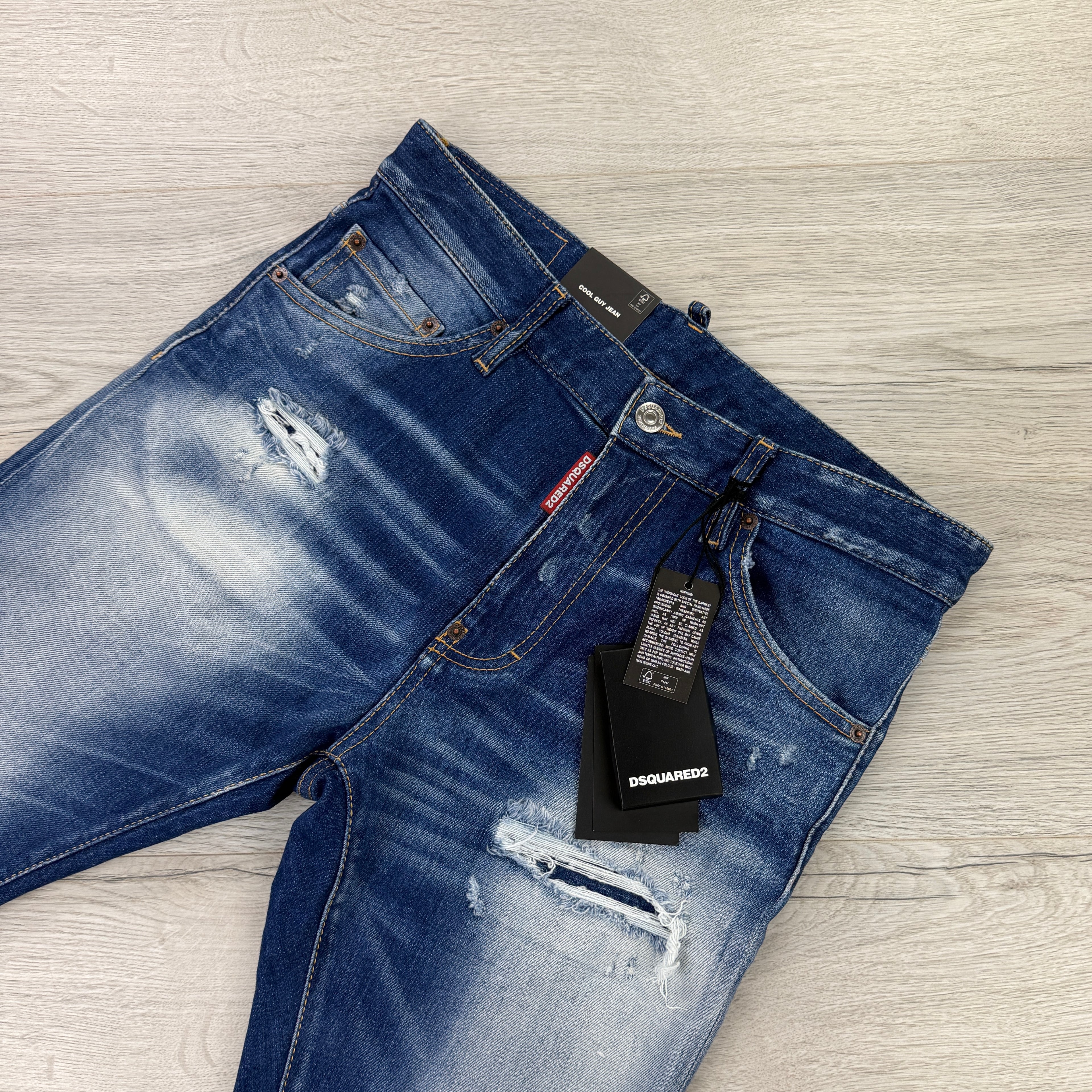 Dsquared2 Men’s Denim Distressed Cool Guy Jeans - 46 (Uk 30)