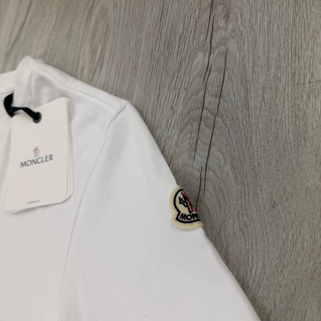 Moncler Men’s ‘Boxing Club’ White T-shirt - Large
