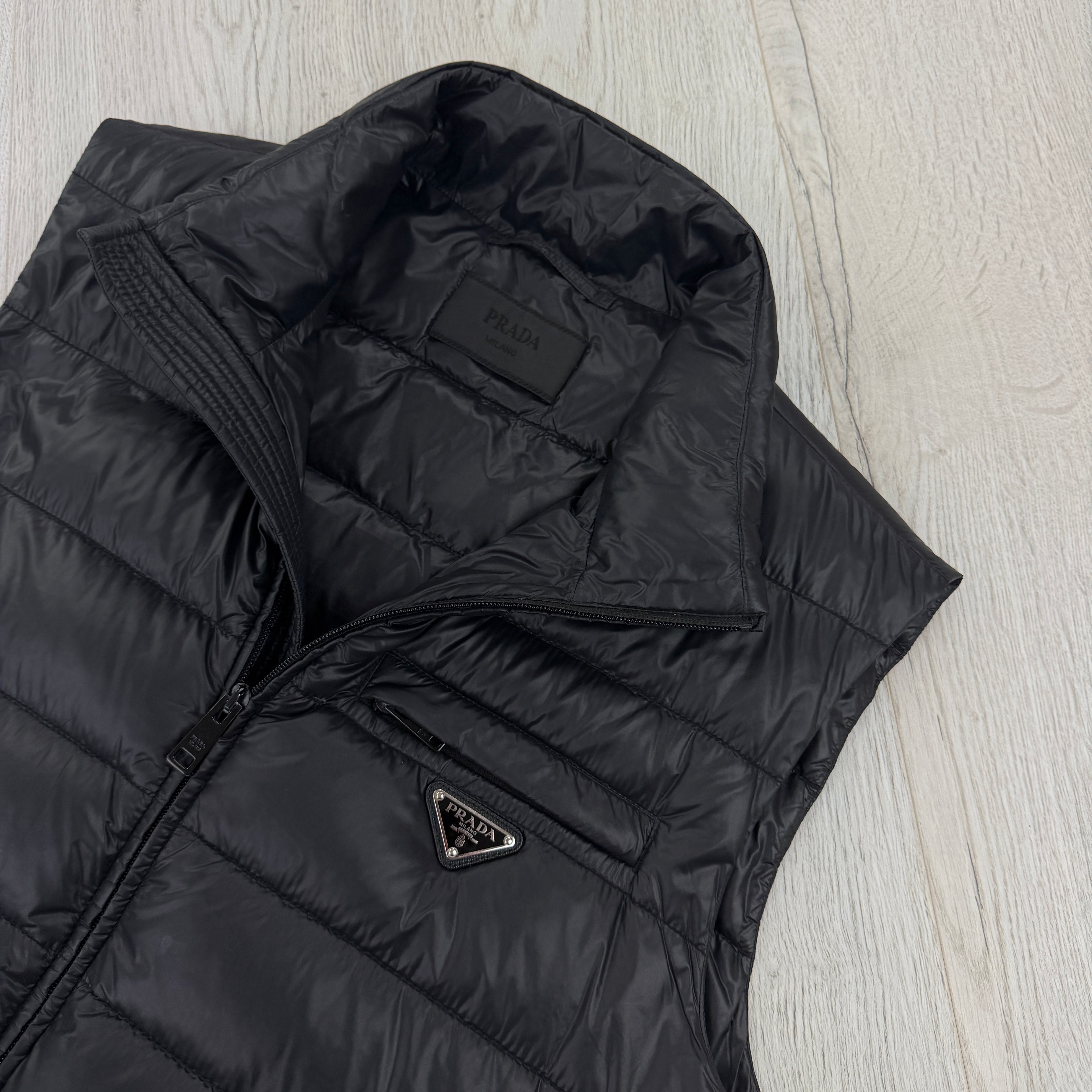 Prada Men’s Black Vest Gilet - 50 (M/L)
