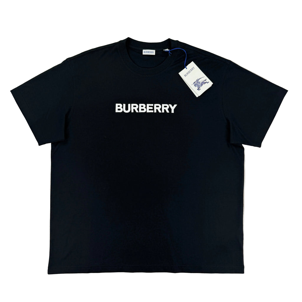 Burberry Men’s Black T-shirt & Navy Swim Short Set