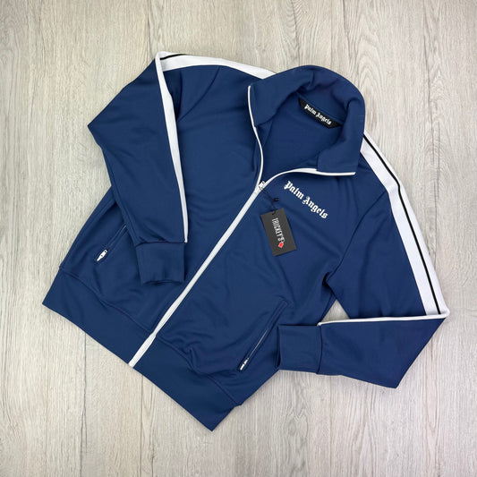 Palm Angels Men’s Navy Track Jacket - Large Slim