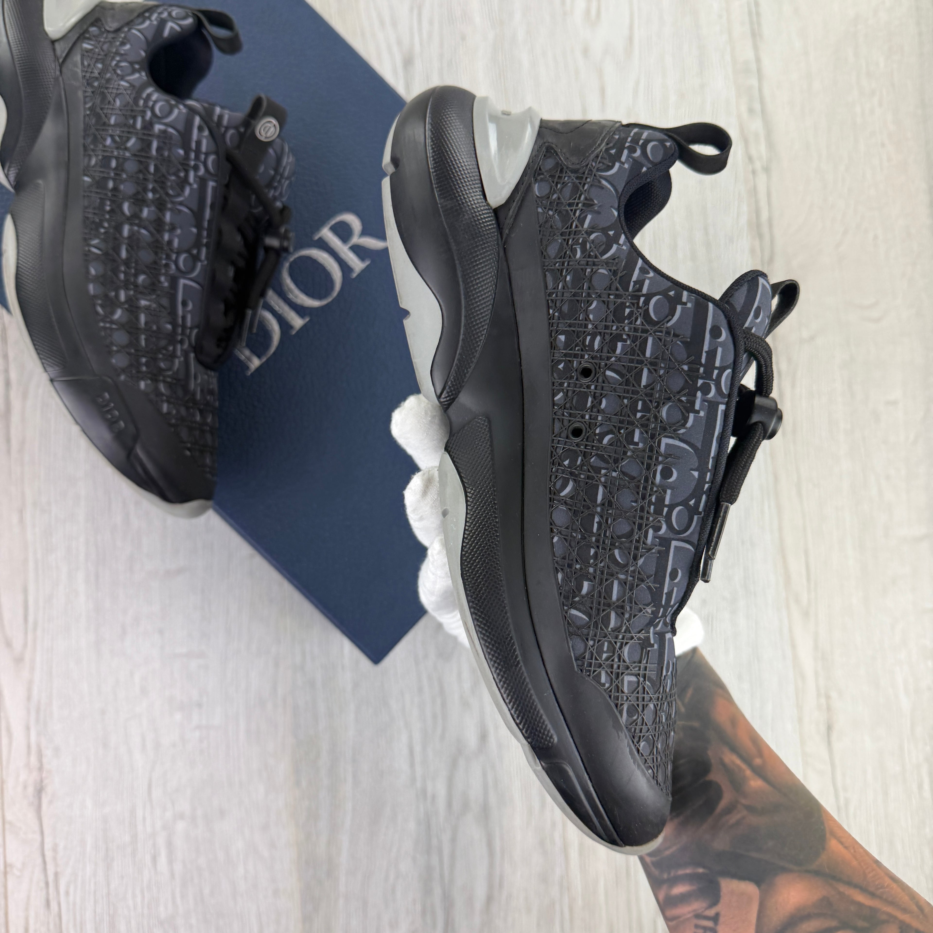 Dior B24 Men’s Black Trainers - Uk 7
