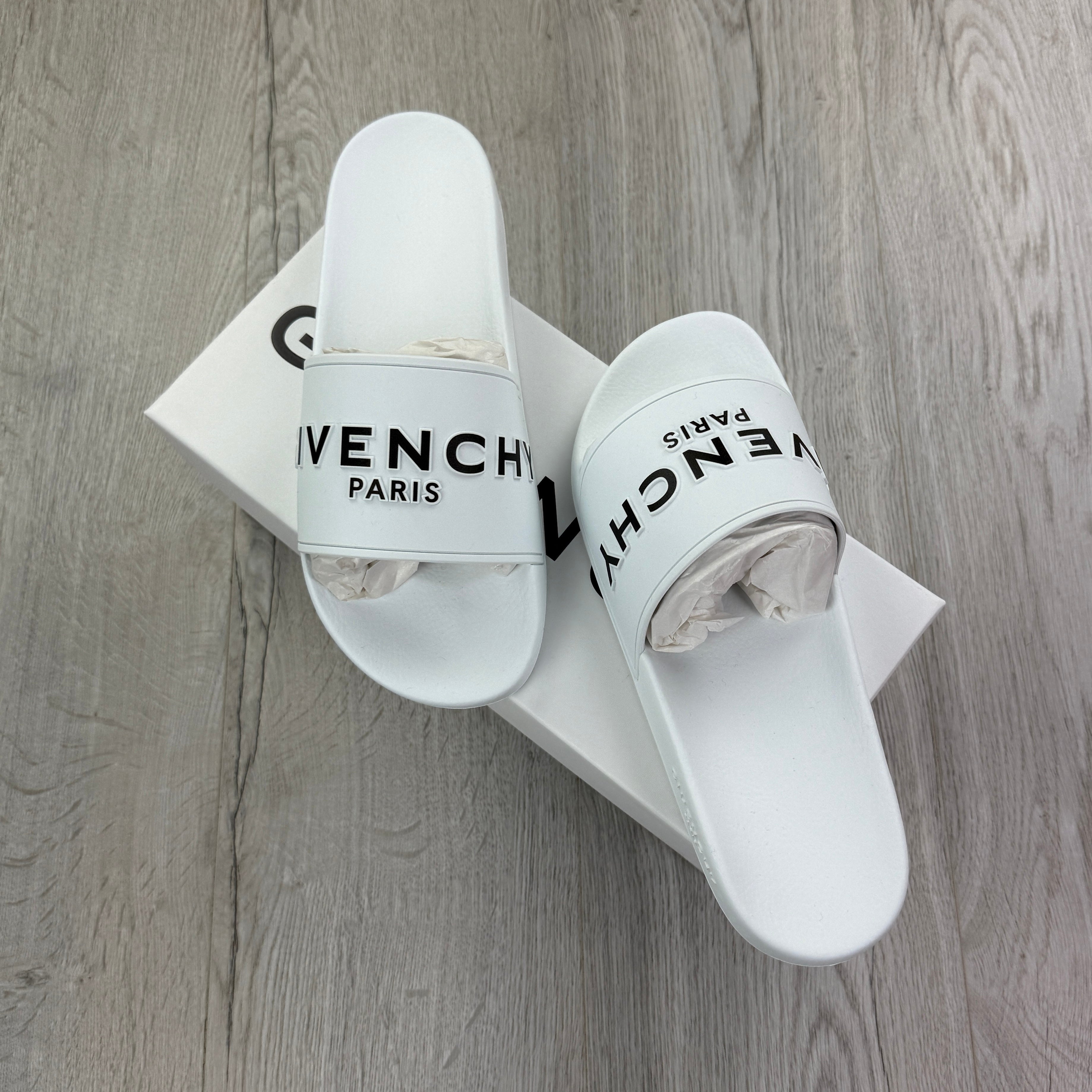 Givenchy Men’s White Sliders