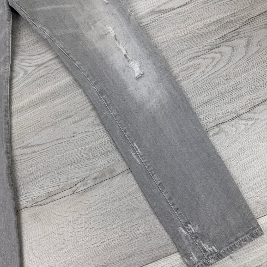 Dsquared2 Men’s Grey Distressed Jeans - 46 (Uk 30)