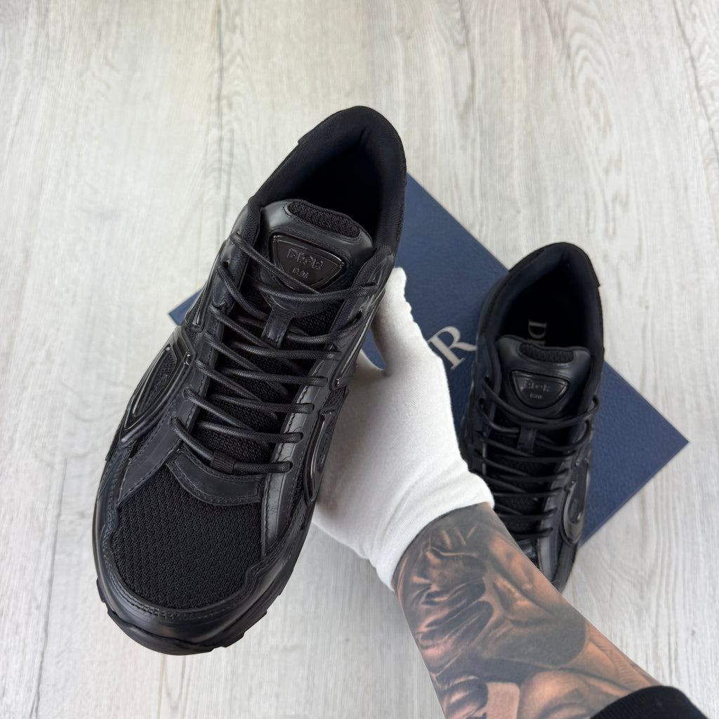 Dior B30 Men’s Triple Black Countdown Trainers - 43 (Fit Uk 9)