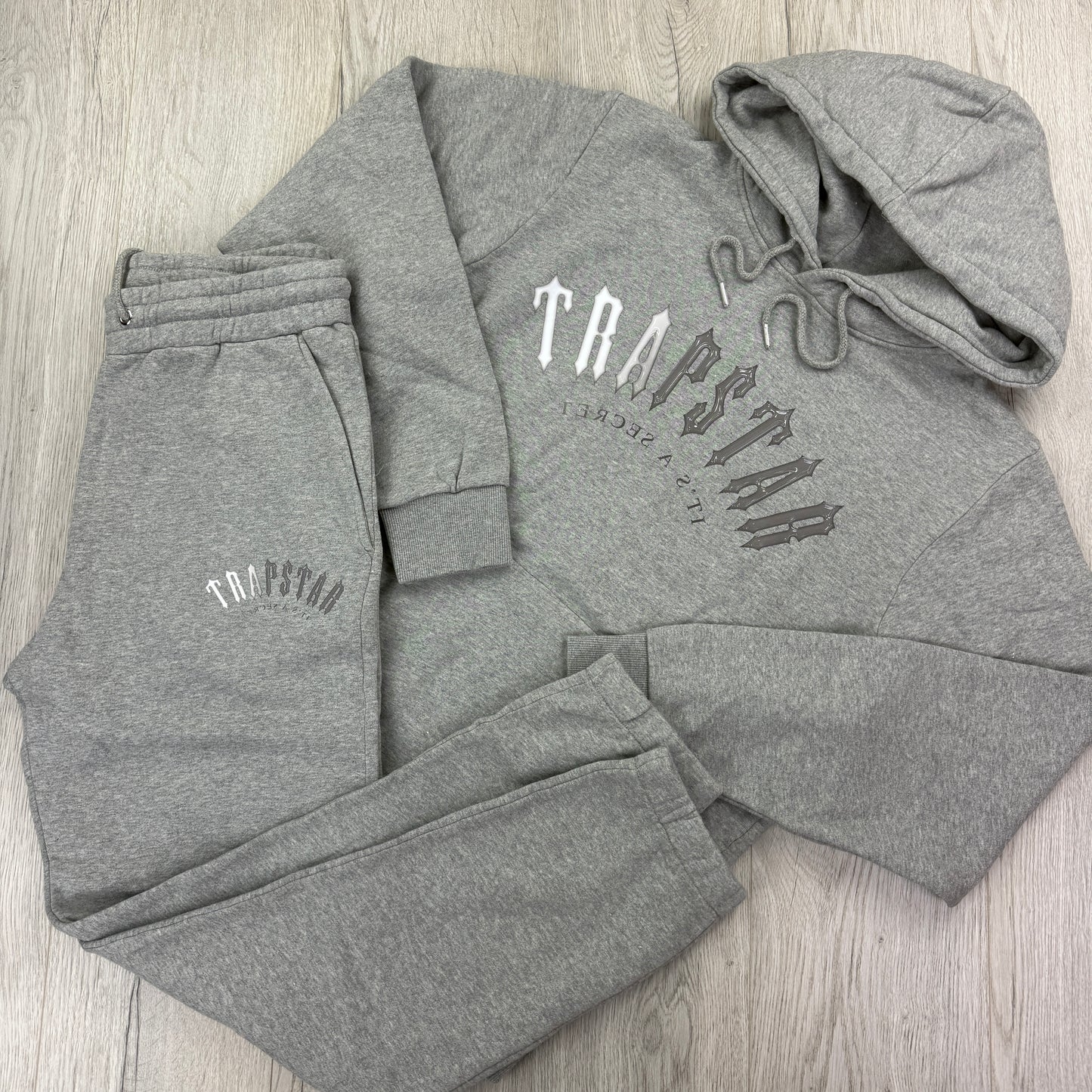 Trapstar Men’s Grey Full Tracksuit - XL