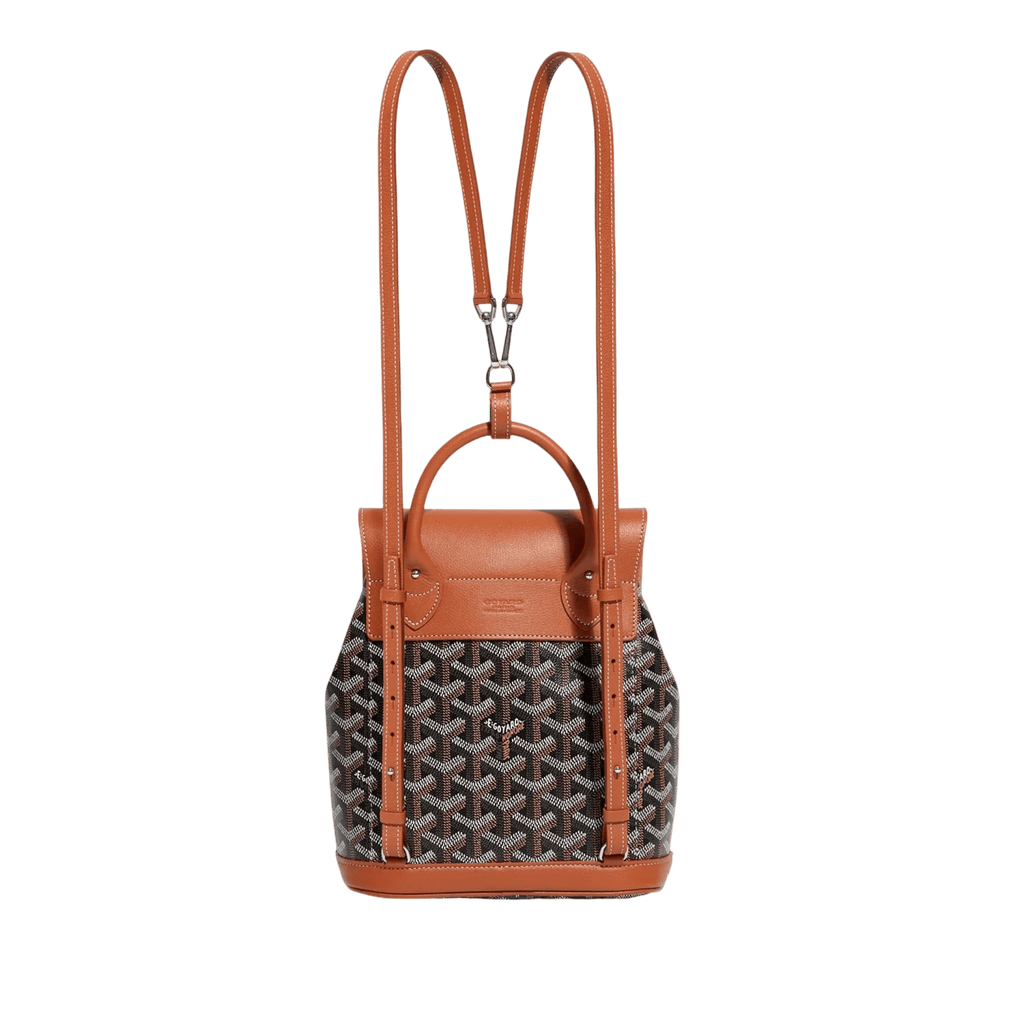 Goyard Alpin Mini Backpack Black Tan