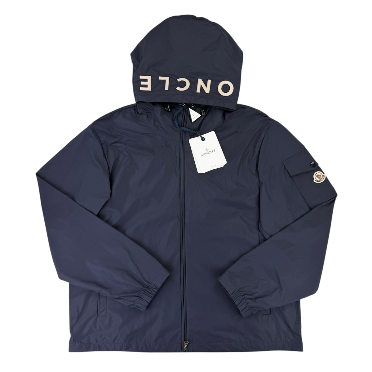 Moncler Men’s Navy Sassiere Hooded Zip-up Jacket - Size 5 (Copy)
