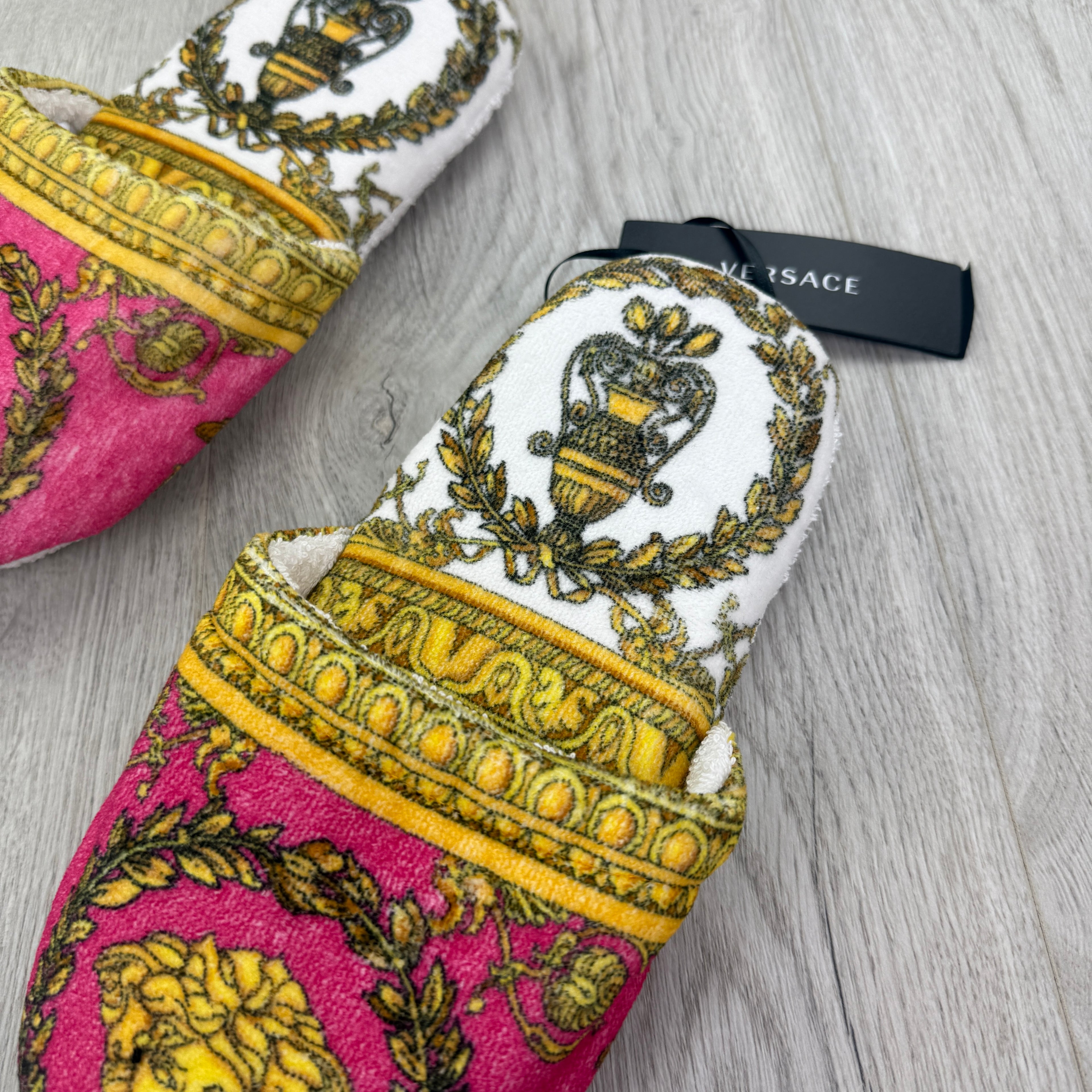 Versace Pink Gold Home Slippers