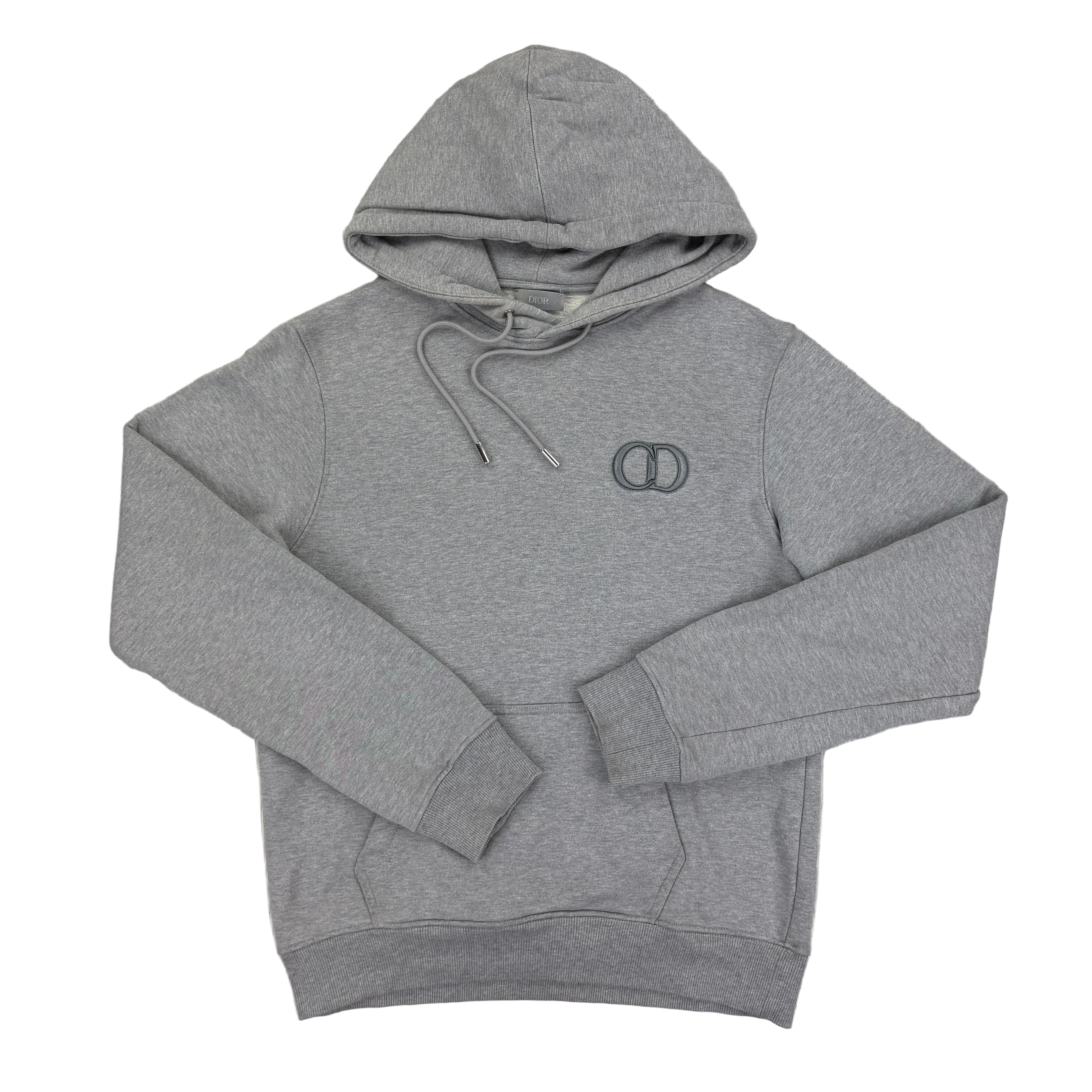Christian Dior Men’s Grey Pullover Hoodie - Small Slim