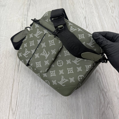 Louis Vuitton Men’s Olive / Khaki Monogram Trio Messenger Bag