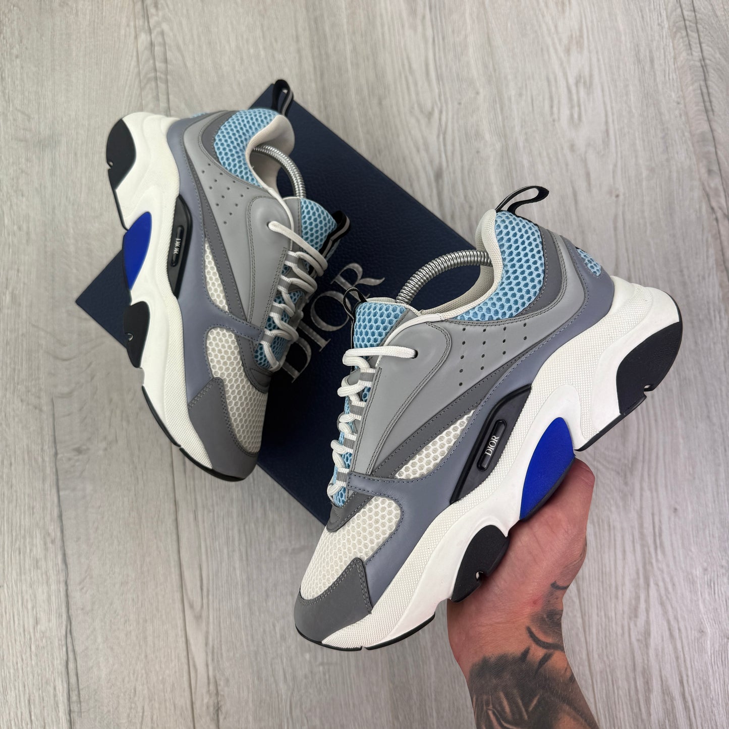 Dior B22 Men’s Baby Blue Runners - 42 (Fit Uk 7/7.5)