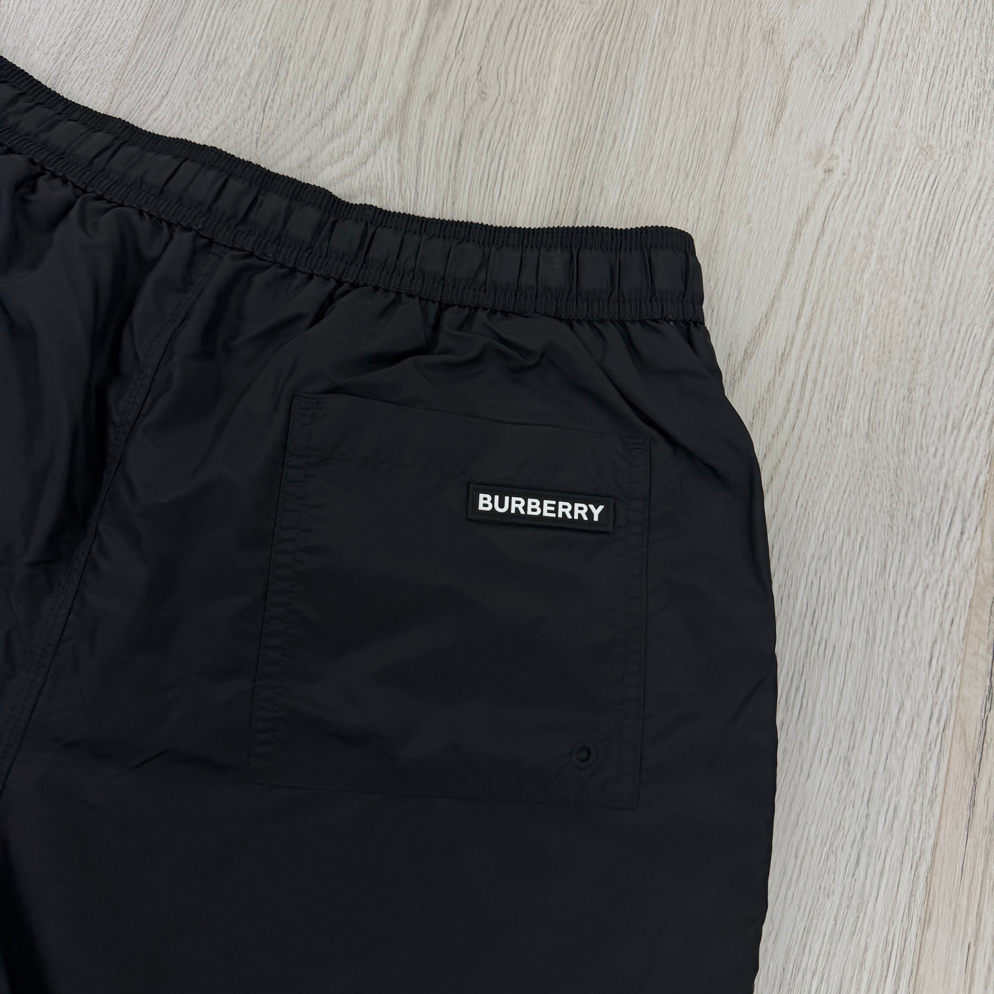 Burberry Men’s Black Swim Shorts - Small