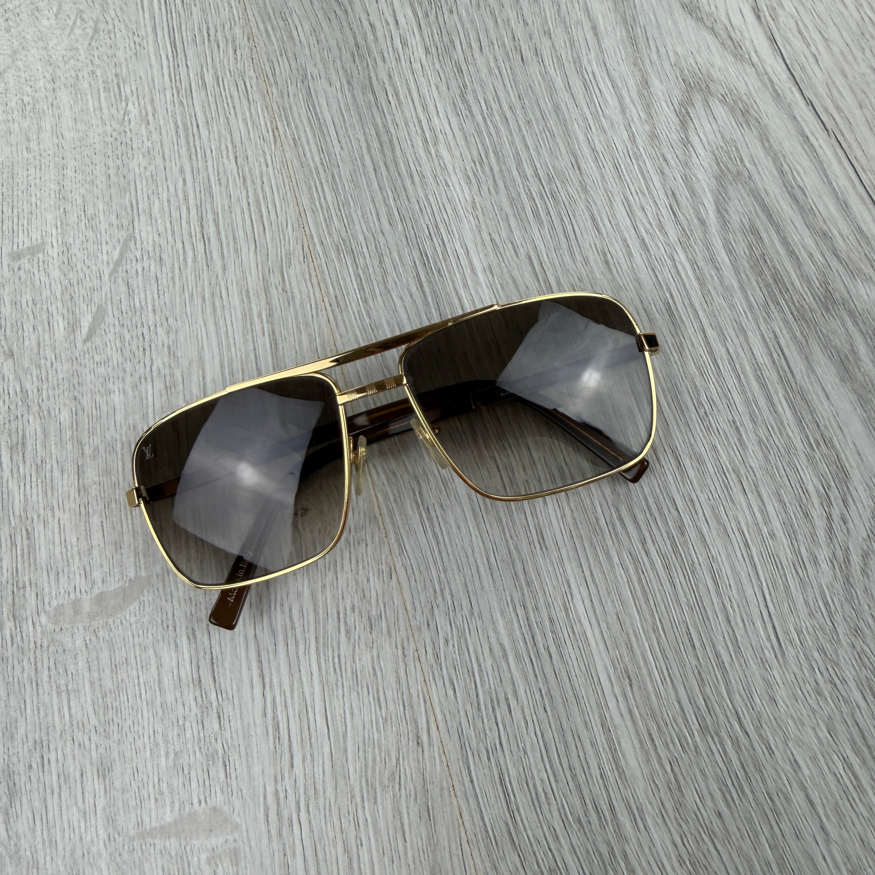 Louis Vuitton Men’s Gold Attitude Sunglasses
