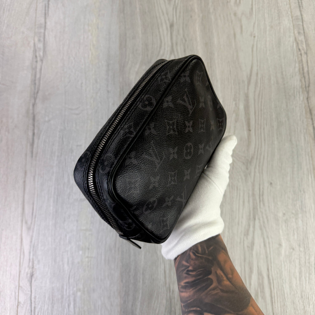 Louis Vuitton Black Monogram Toiletry Small Pouch