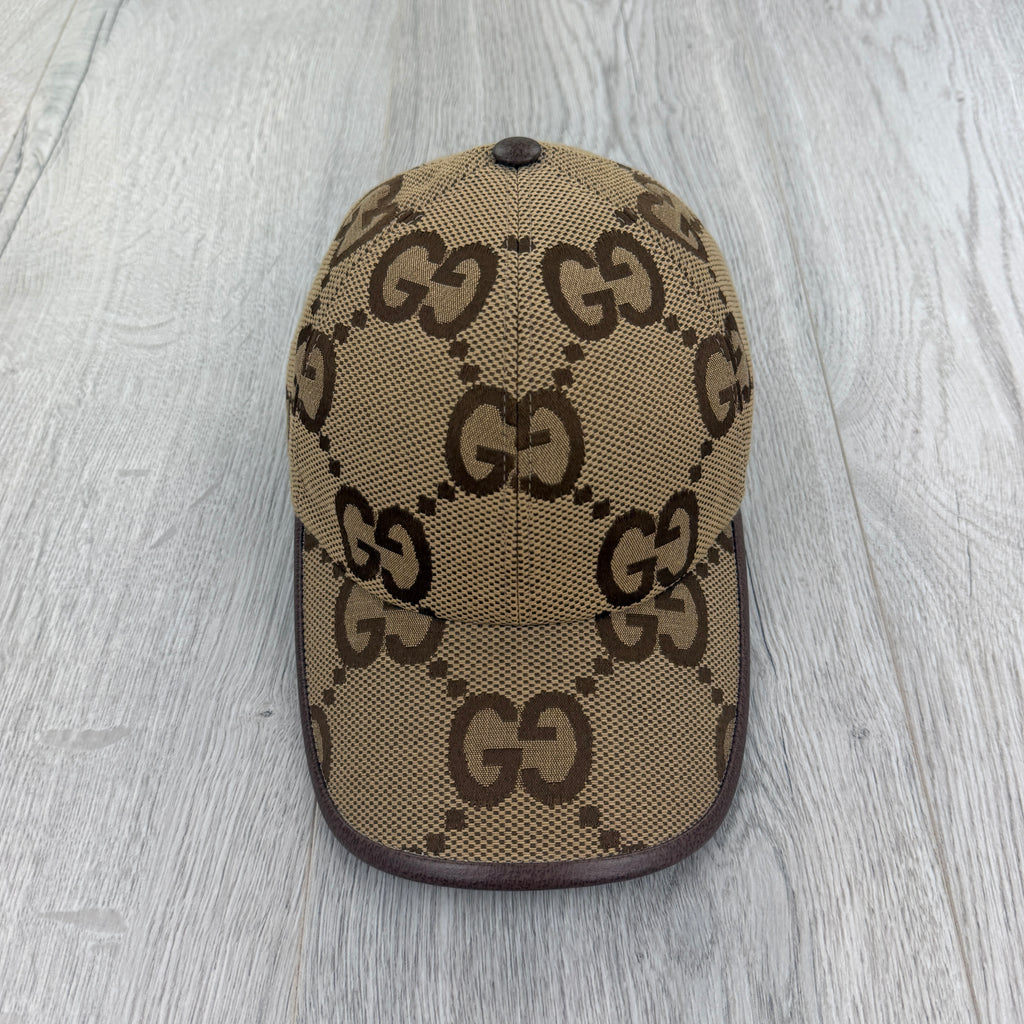 Gucci Women’s Beige GG Interlocking  Baseball Cap - Small