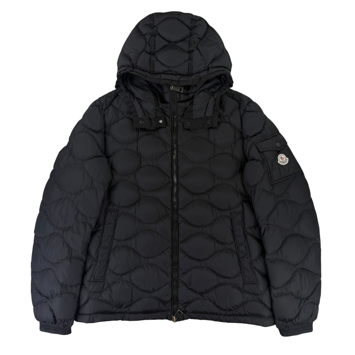 Moncler Men’s Morandieres Giubbotto Black Puffer Jacket - Size 5