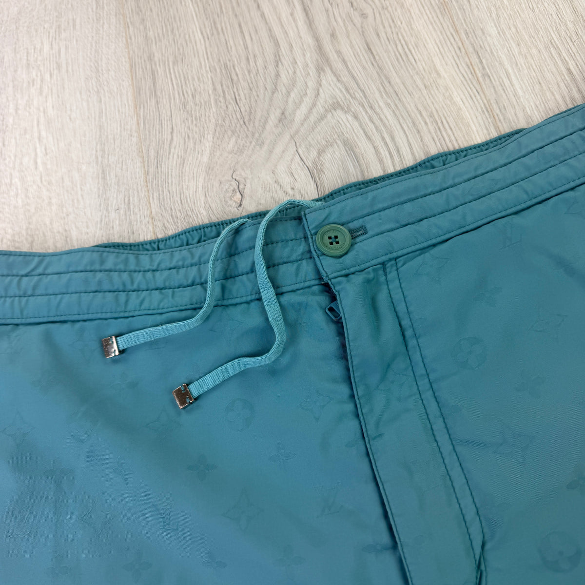 Louis Vuitton Men’s Baby Blue Swim Shorts - Small