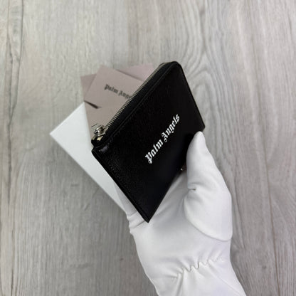 Palm Angels Black Zip-up Wallet / Purse