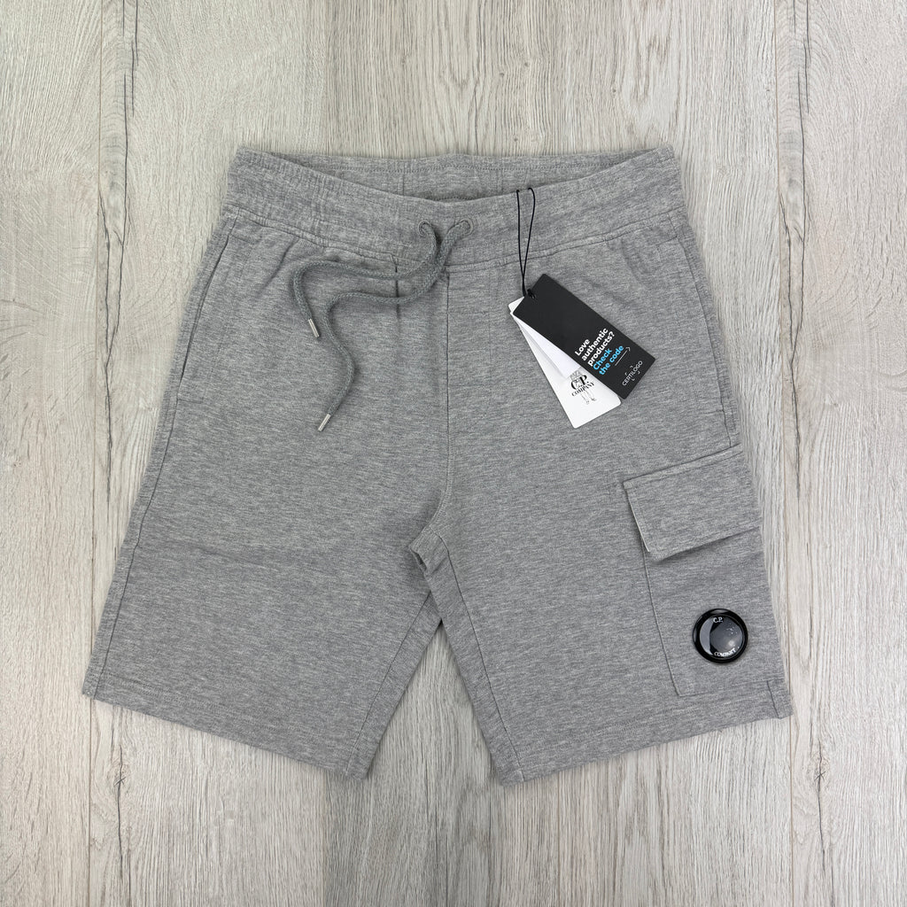 Cp Company Men’s Grey Shorts & Black T-shirt Set