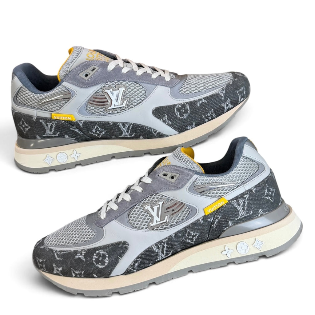 Louis Vuitton Men’s Grey Run Away Trainers - Uk 11