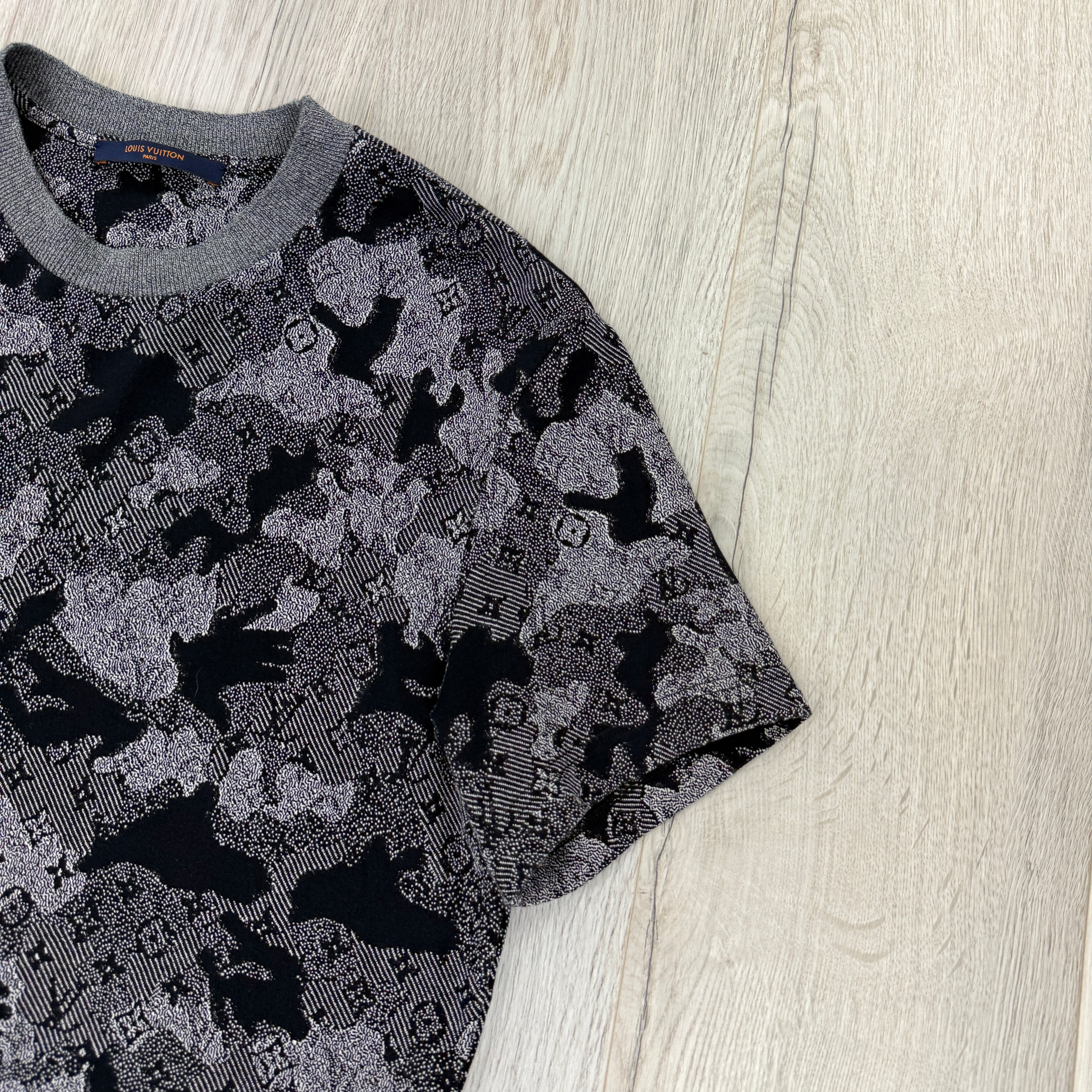 Louis Vuitton Men's Camo Jacquard T-shirt