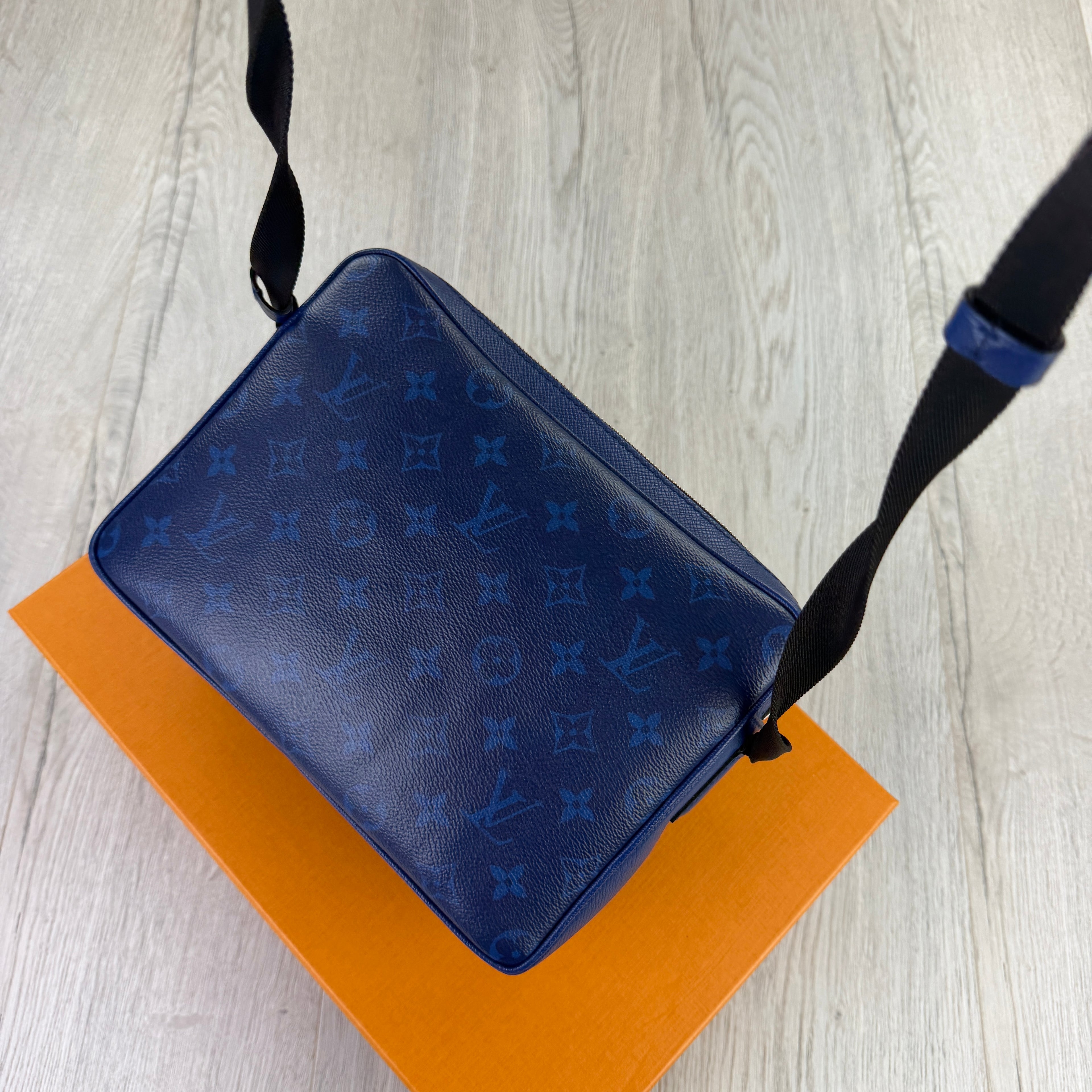 Louis Vuitton Men’s Blue Monogram Outdoor Messenger Bag