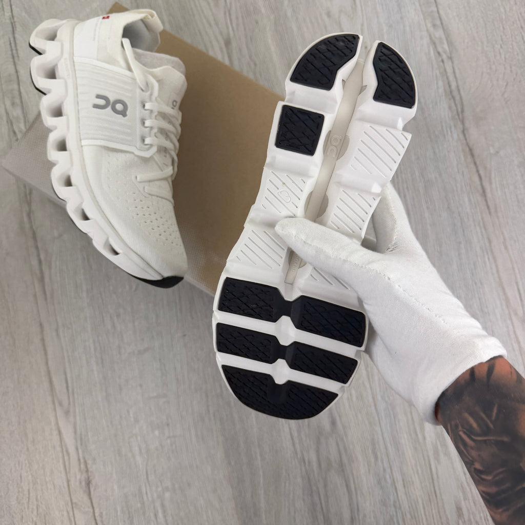 On Running Cloudswift 4 All White Trainers