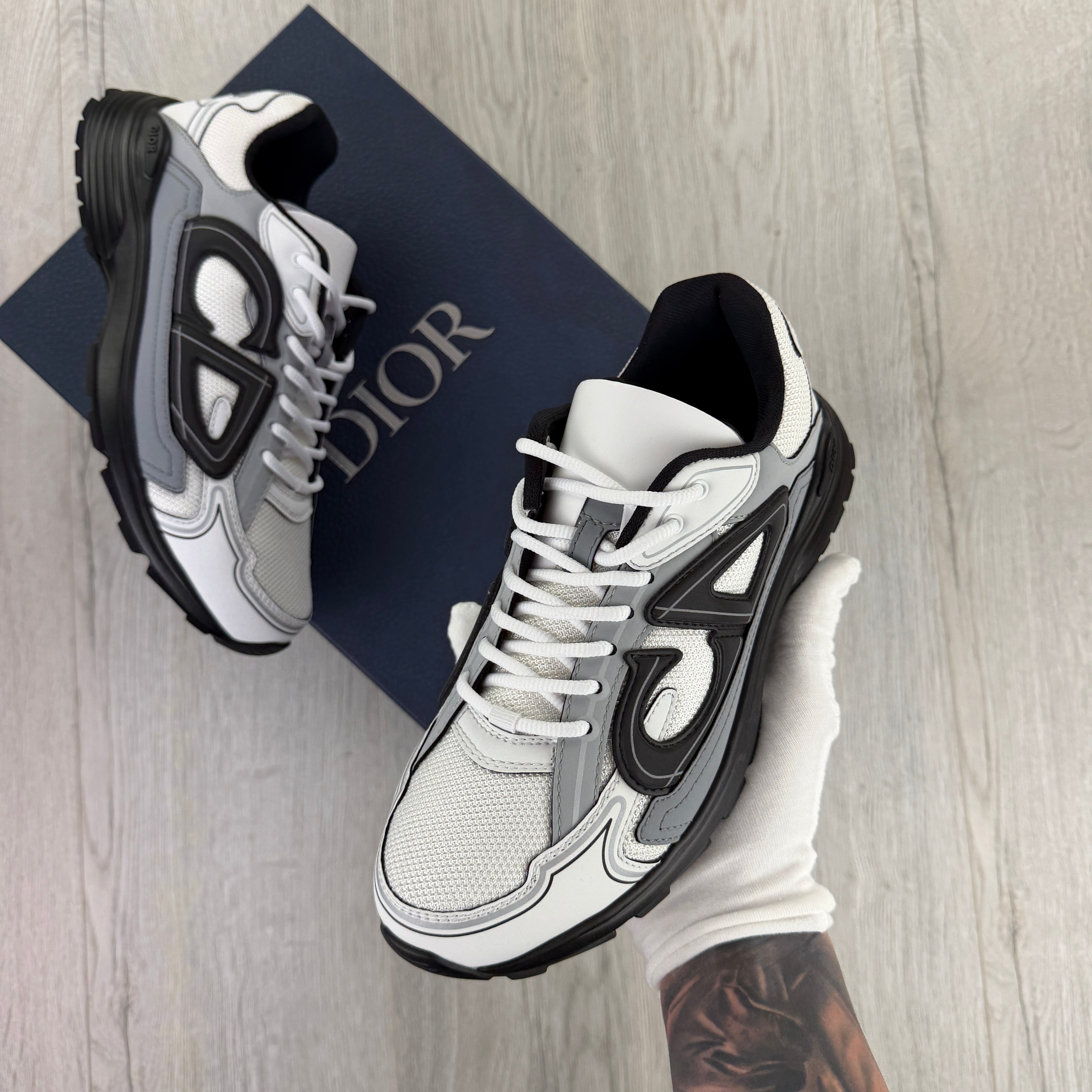 Dior B30 Men’s Grey/White Trainers