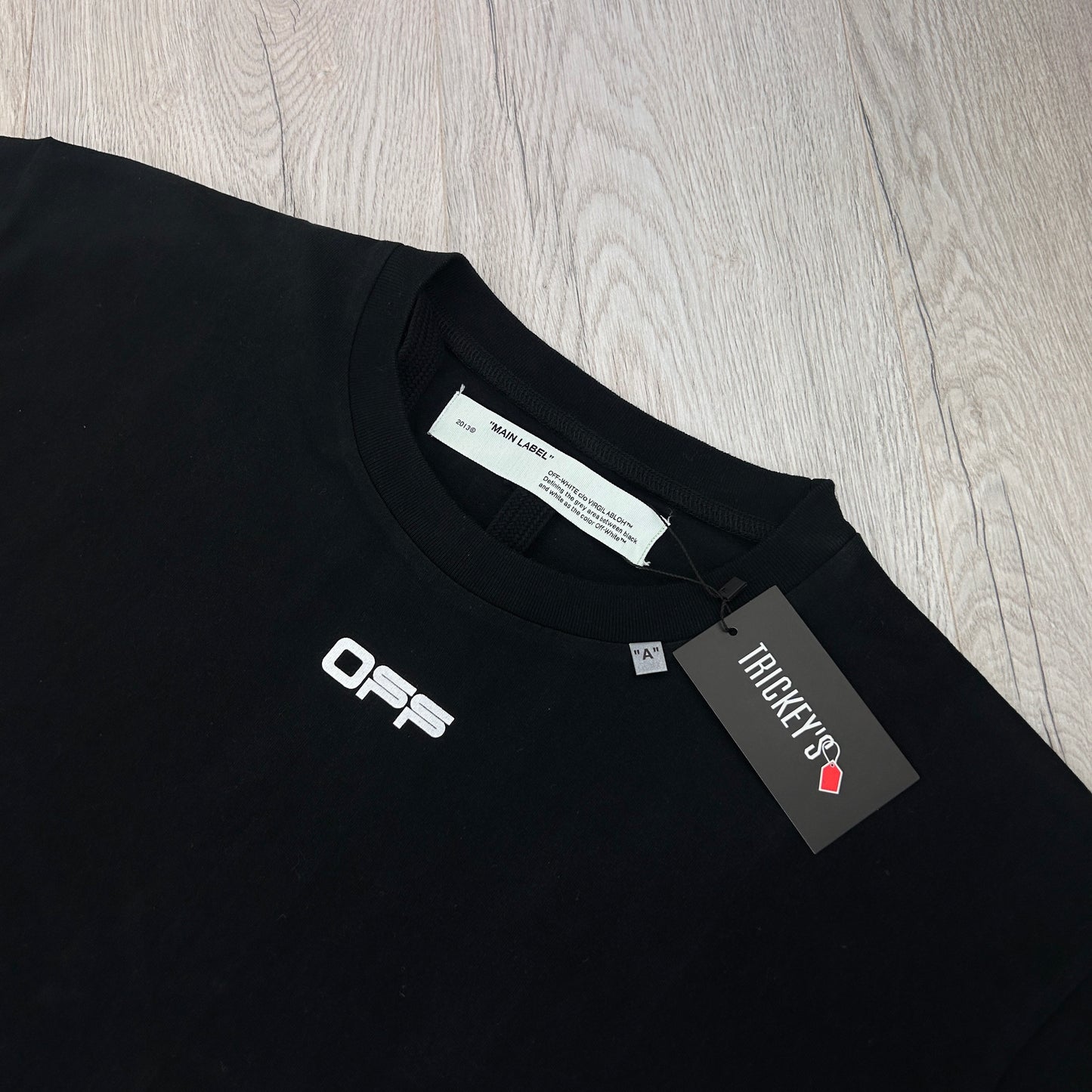 Off White Men’s Black Oversized T-shirt