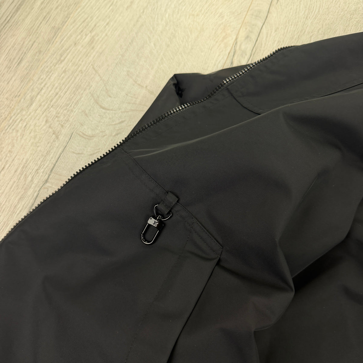 Louis Vuitton Men’s Monogram Reversible Black Windbreaker Jacket - Size 50