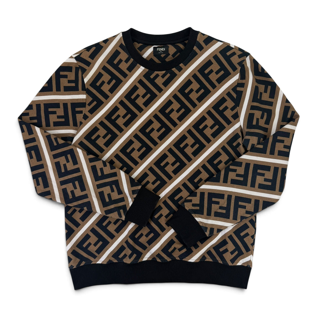 Fendi Men’s Crewneck Jumper - Large Slim