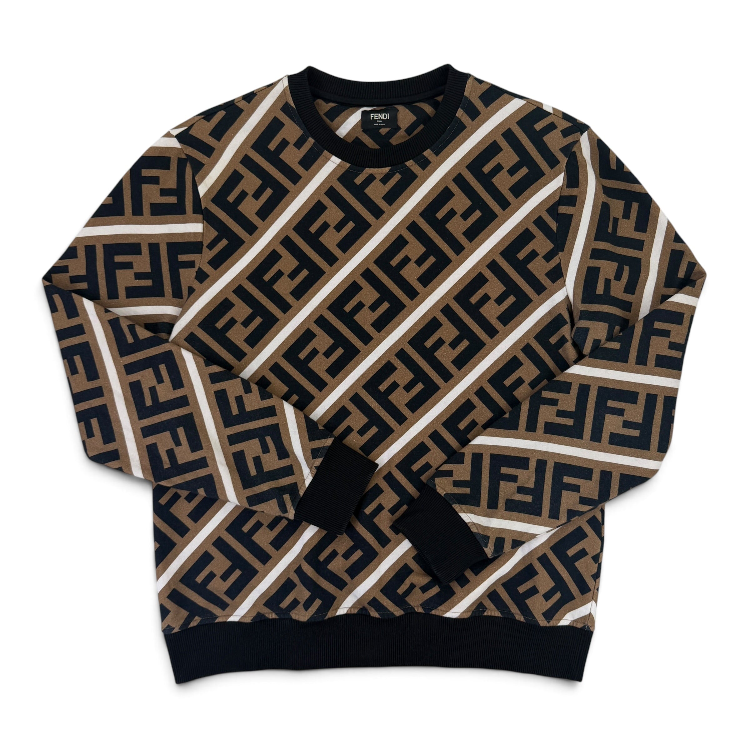 Fendi Men’s Crewneck Jumper - Large Slim