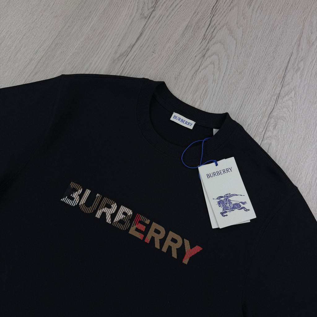 Burberry Men’s Black T-shirt & Shorts Set
