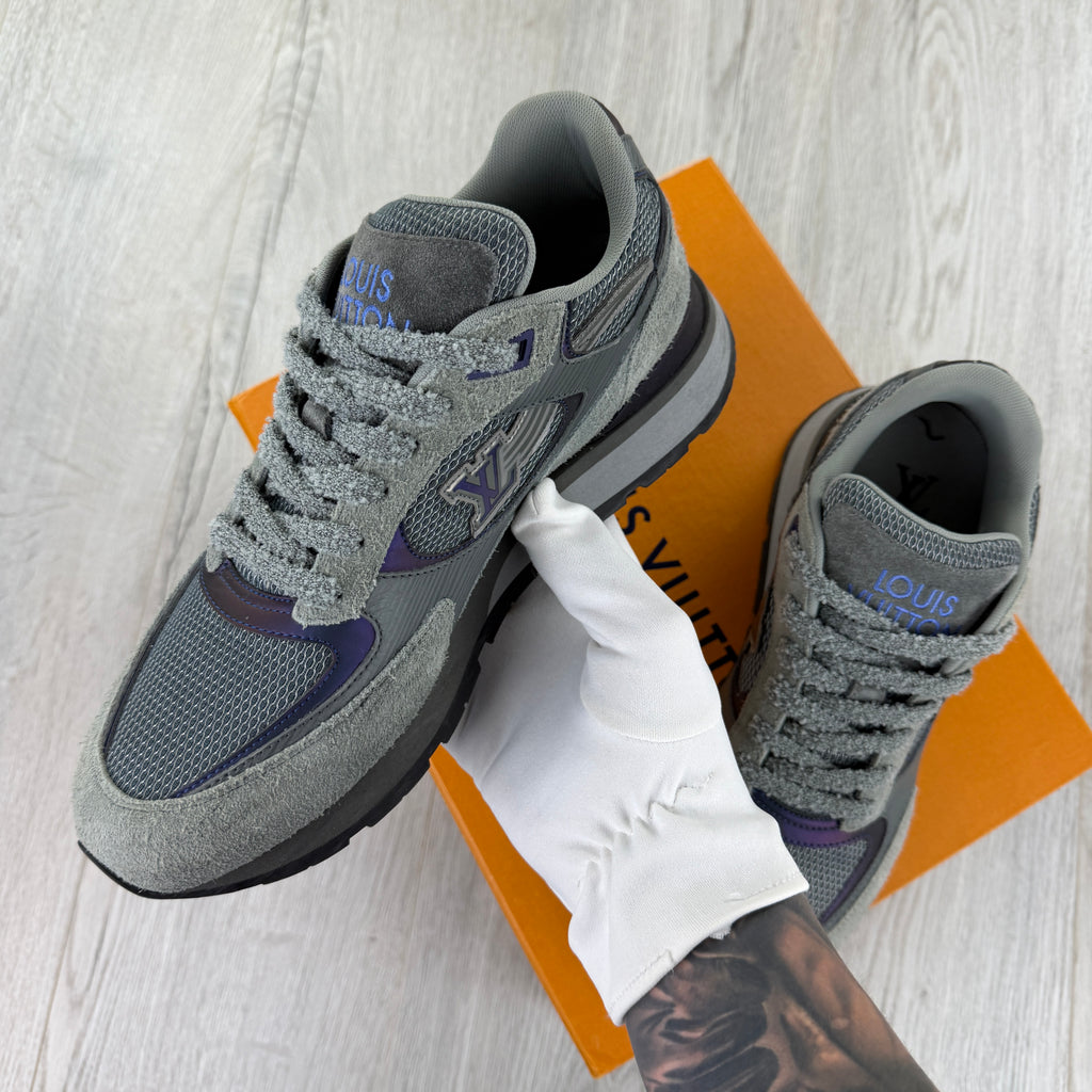 Louis Vuitton Men’s Grey Run Away Trainers - Uk 8 (Fit Uk 8.5)