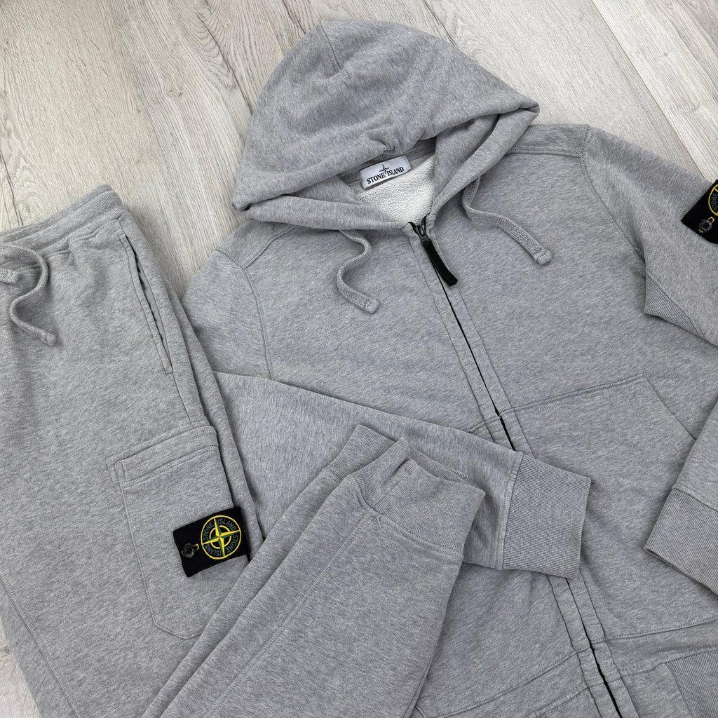 Stone Island Men’s Grey Full Tracksuit - Medium