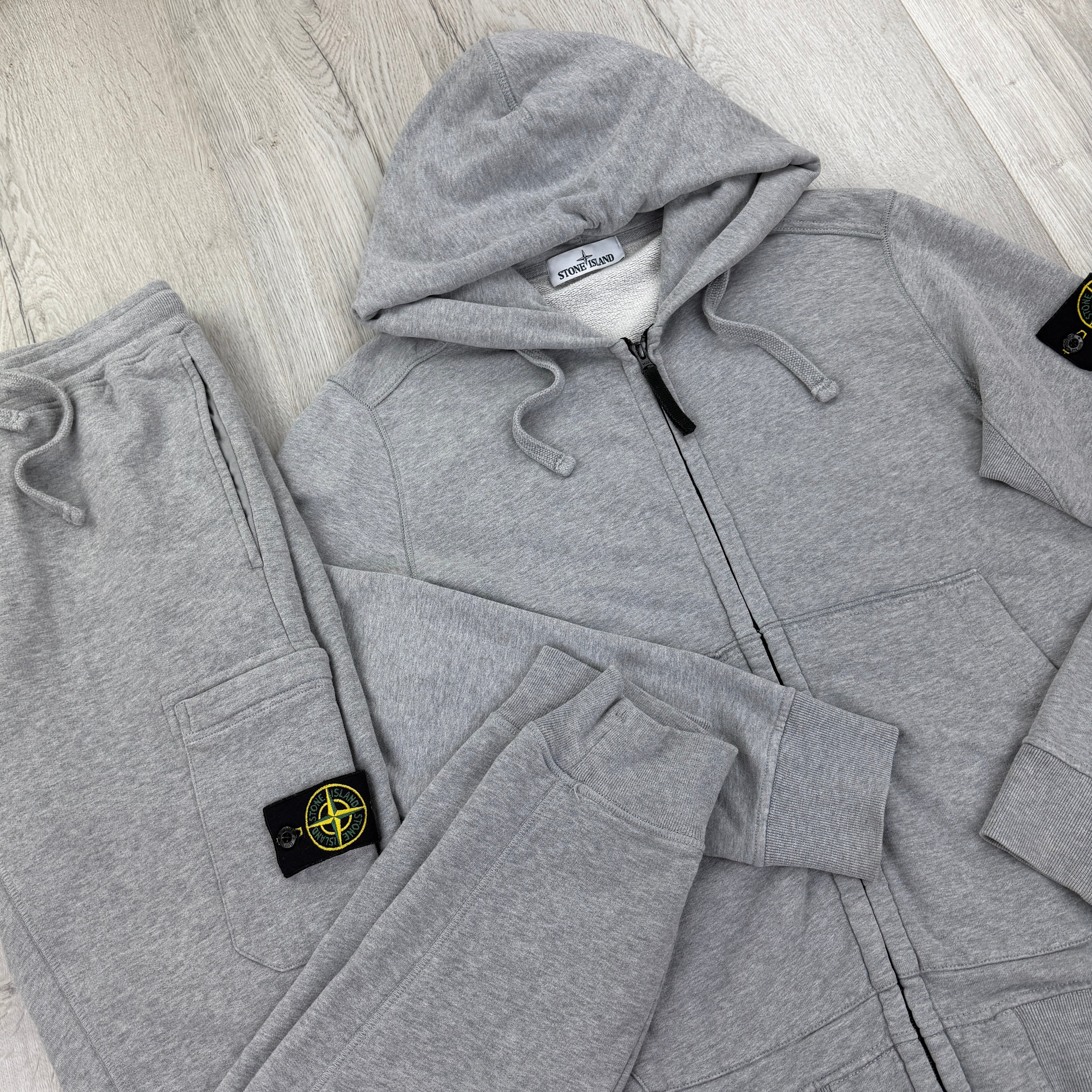 Stone Island Men’s Grey Full Tracksuit - Medium