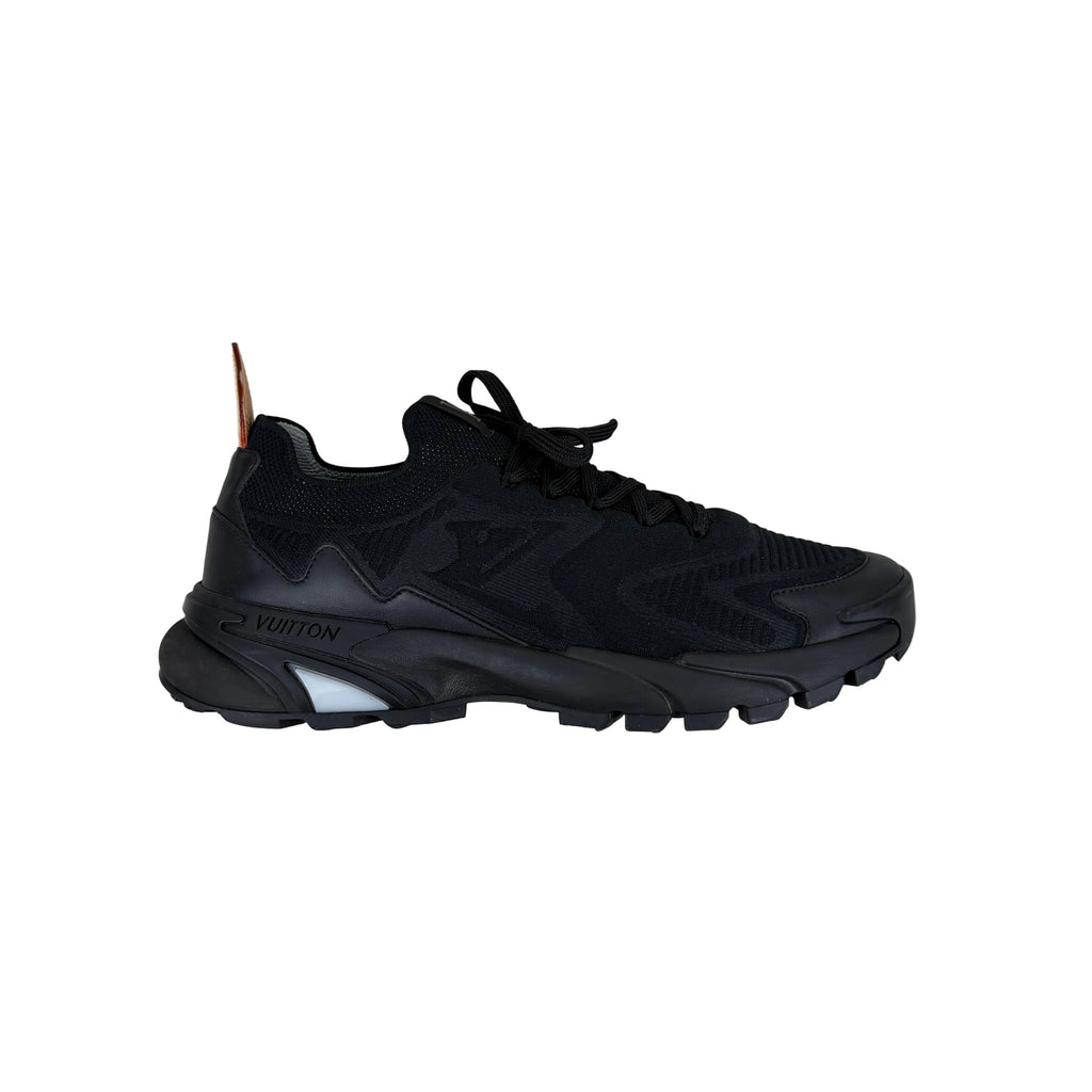 Louis Vuitton Men’s All Black Tatic Trainers - Uk 8 (Fit 9)